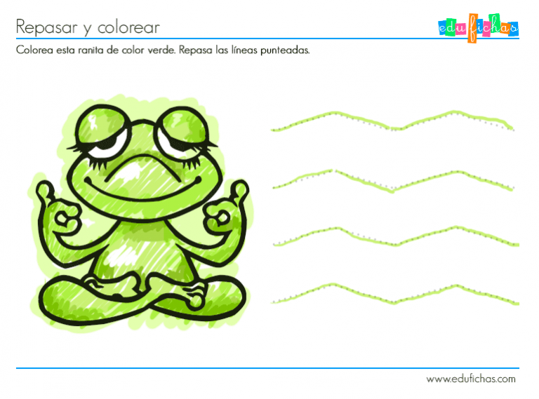 Actividad color verde Cuadernos para niños Actividad color verde Cuadernos para niños