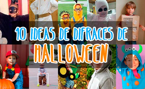10 Disfraces de halloween para niños hechos en casa