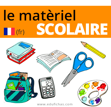 vocabulario escolar francés
