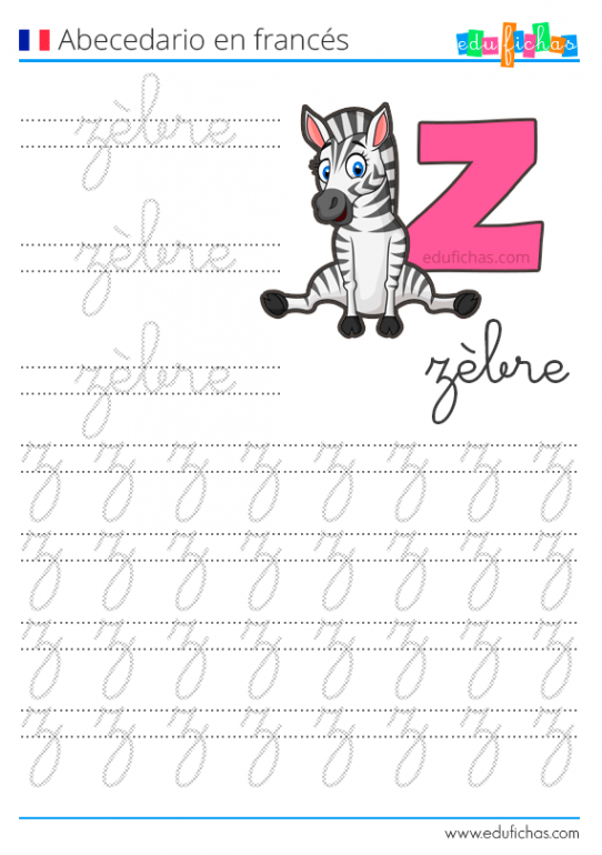 Abecedario en Francés + Cuaderno de Actividades en PDF Gratis