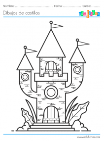 castillos colorear