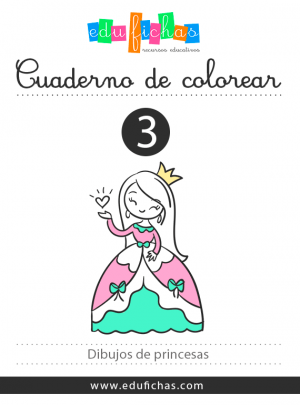 libro para colorear de princesas