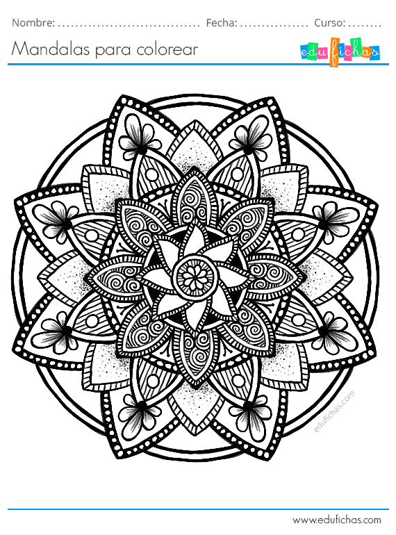  Get 21 Mandalas Dibujos Para Imprimir Y Colorear Pdf Disney