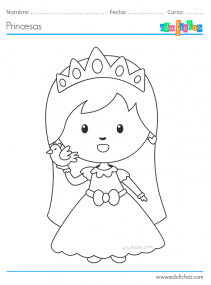 princesitas para pintar