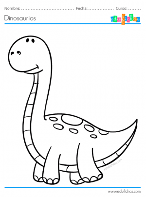 ✓ Dinosaurios para Colorear. Libro de Colorear GRATIS. Imprimir PDF.