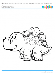 dibujos de dinosaurios para niños