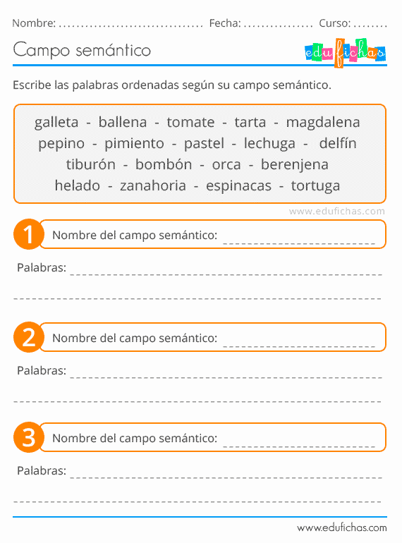 Actividades De Campo Sem ntico Para Primaria Y Preescolar PDF Gratis Actividades De Campo Sem ntico Para Primaria Y Preescolar PDF Gratis