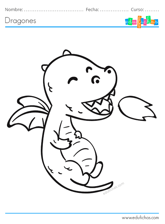  Top   imagen dibujos de dragones para niños
