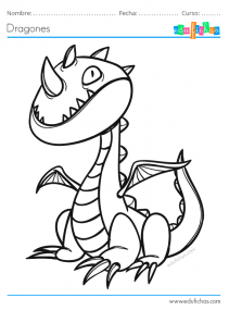 dibujo de un dragón