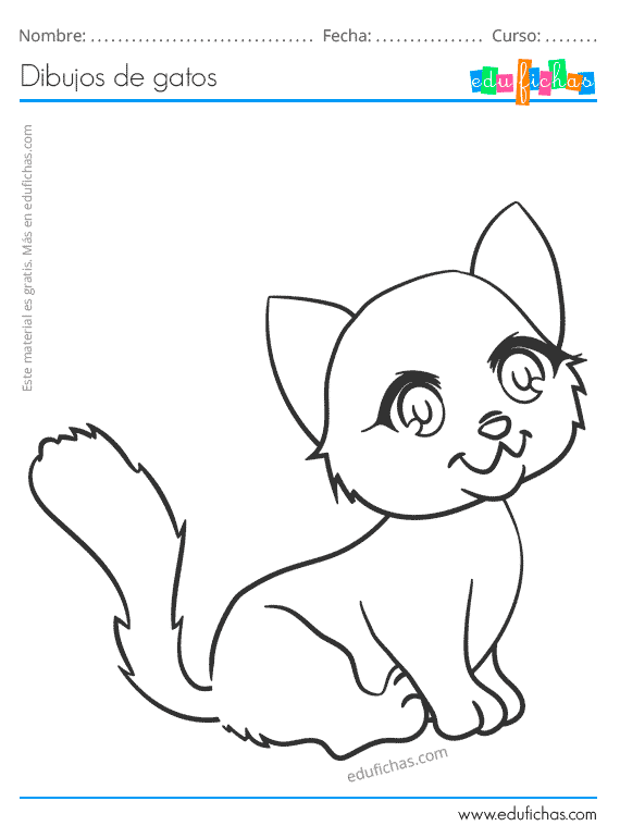 de Gatos para Imprimir imágenes de Gatos【PDF】