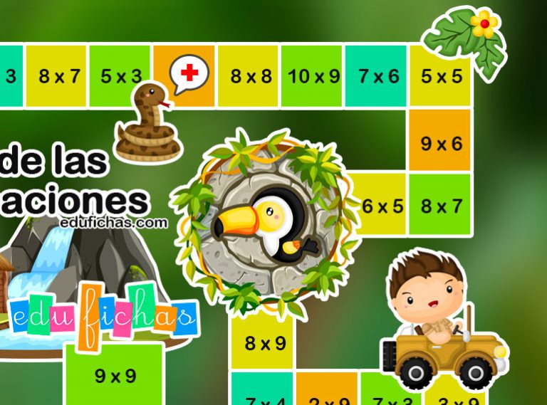 Juego de Multiplicaciones para Aprender las TABLAS. Juego para Niños.
