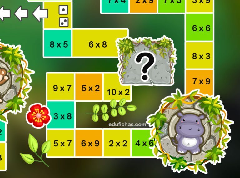 Juego de Multiplicaciones para Aprender las TABLAS. Juego para Niños.