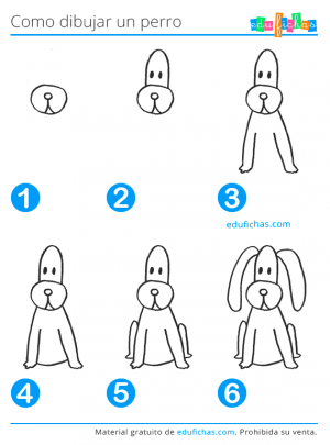 estante rescate Rareza Dibujos de perros para colorear. Como dibujar un perro. Descargar PDF.