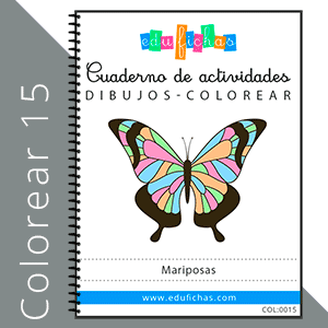 dibujos para colorear de mariposas