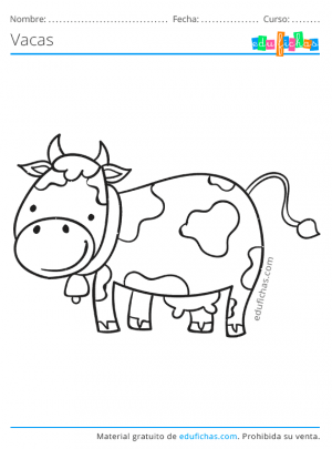 dibujos de vacas
