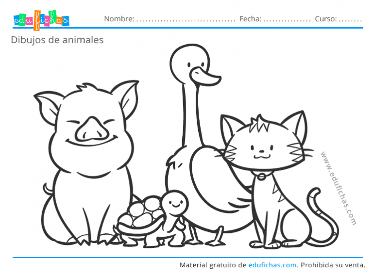 Dibujos De Animales Para Colorear Descargar Gratis En PDF Dibujos De Animales Para Colorear Descargar Gratis En PDF
