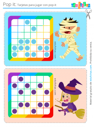 actividades popit halloween gratis