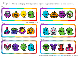 plantillas pop it halloween
