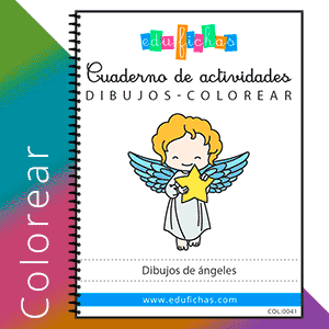 dibujos de angeles para colorear