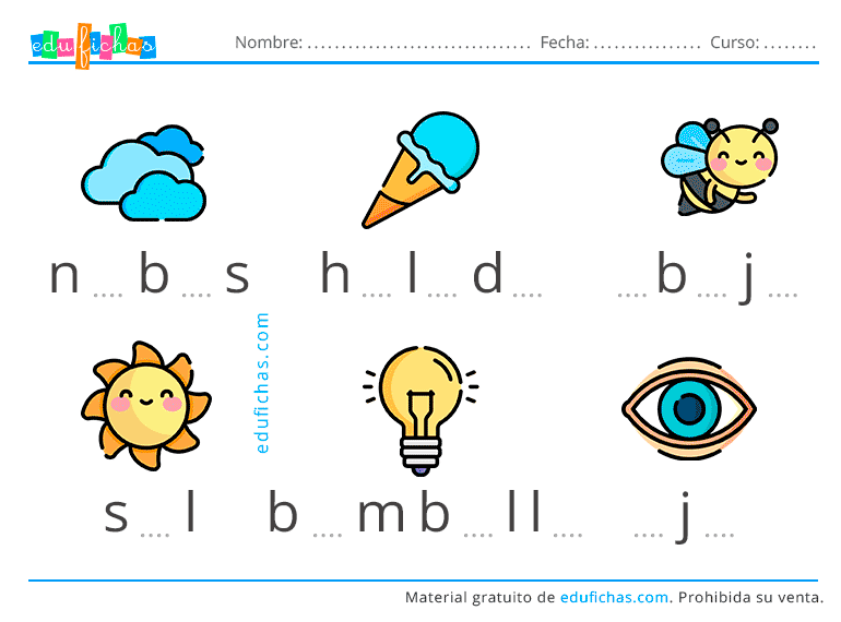 Fichas de las Vocales para Niños - Descargar PDF de Escritura GRATIS