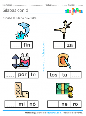 silabas d