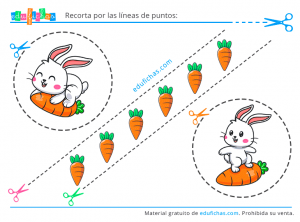 fichas con dibujos para recortar