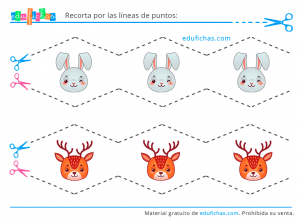 infantil aprender a recortar