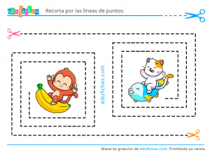 infantil recortar dibujos