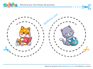 recortar curvas infantil